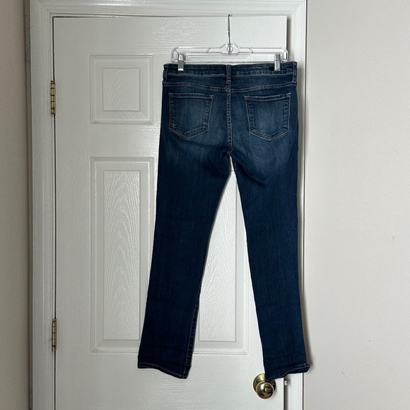 Kut from The Kloth Boyfriend jeans Medium Dark wash Distressing Size 8 Women - Picture 3 of 8